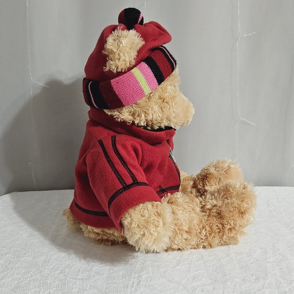 Fashion Bug - Christmas/Winter Fuzzy Bear Plush - Picture 2 of 14